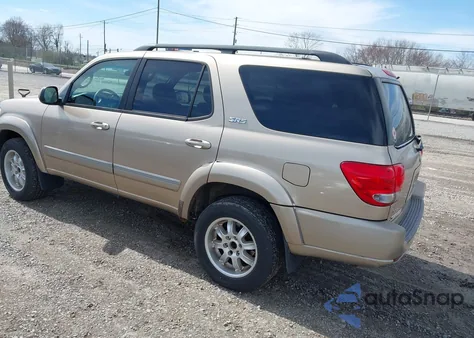 2005 Toyota Sequoia Sr5 V8 z USA, uszkodzony, nr VIN 5TDZT34A95S261330